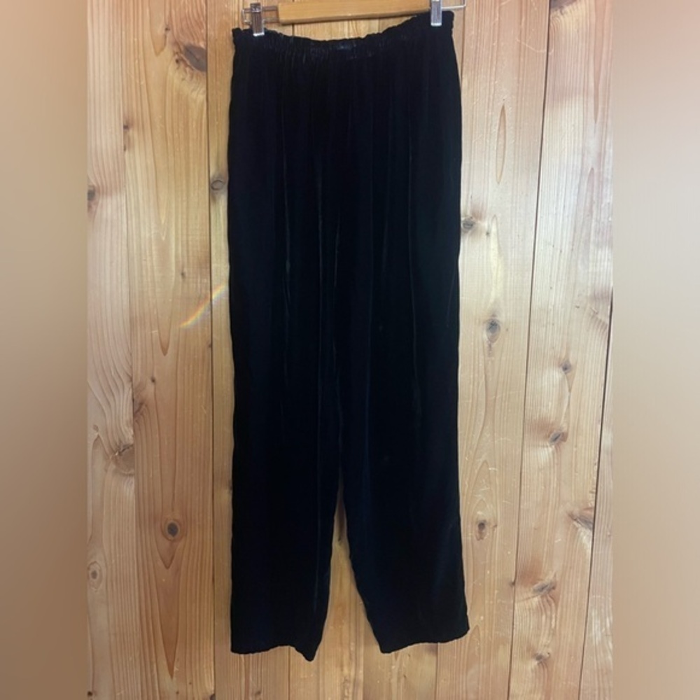 Zoran Vintage Silk Velvet Trousers